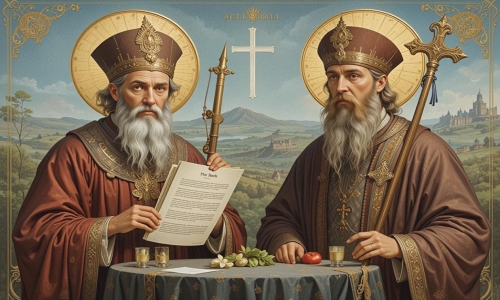 ✝️ Cyril a Metoděj: Otcové víry a slovanské vzdělanosti na Moravě