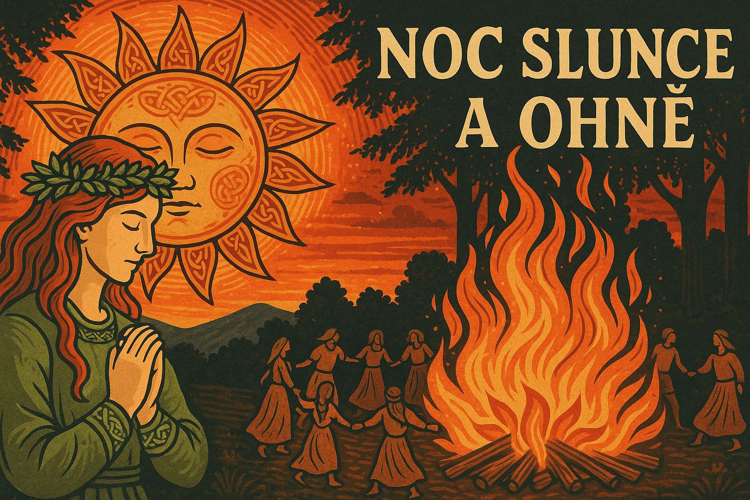 Noc slunce a ohně: Když Morava hoří v plamenech letního slunovratu