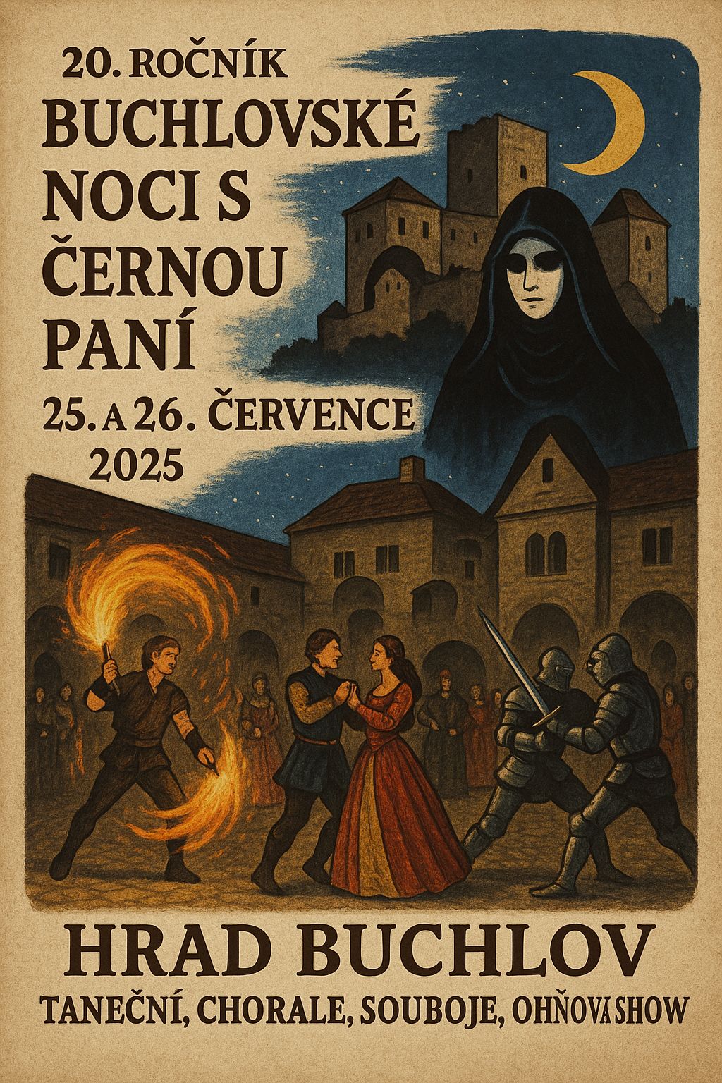 Buchlov-černá paní