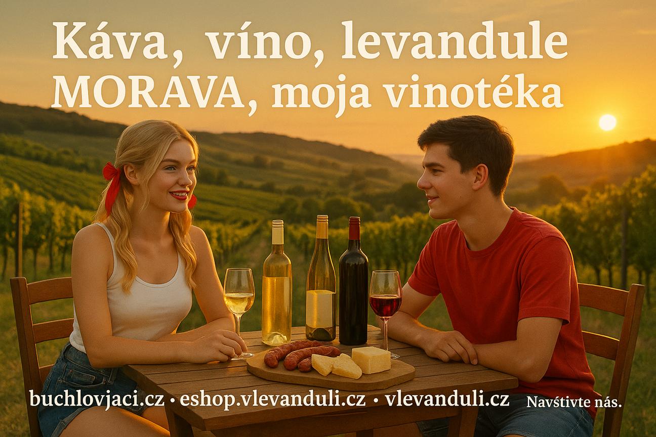 Káva, víno, levandule Morava